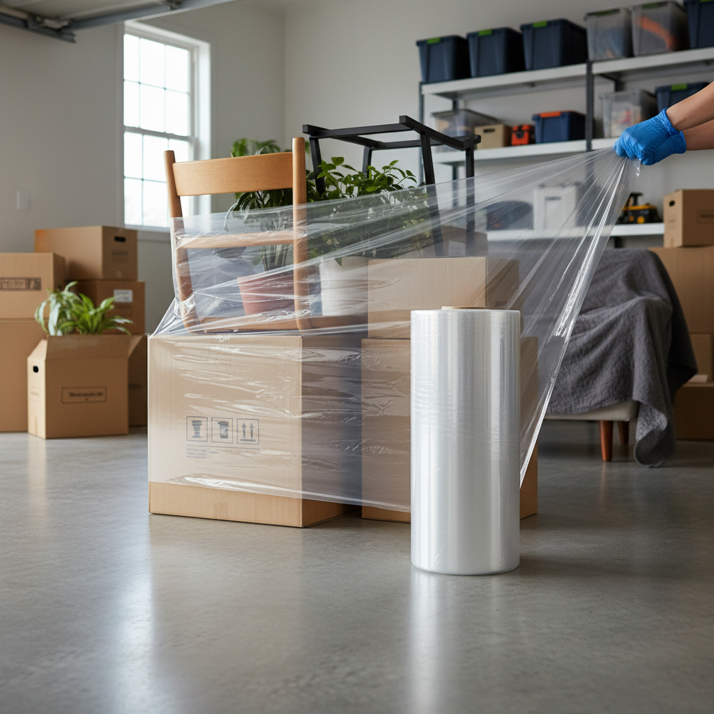 Pe Stretch Film For Residential Moving And Storage