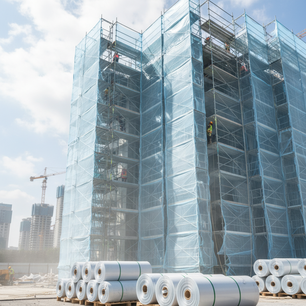 Packaging Film For Construction Site Scaffolding