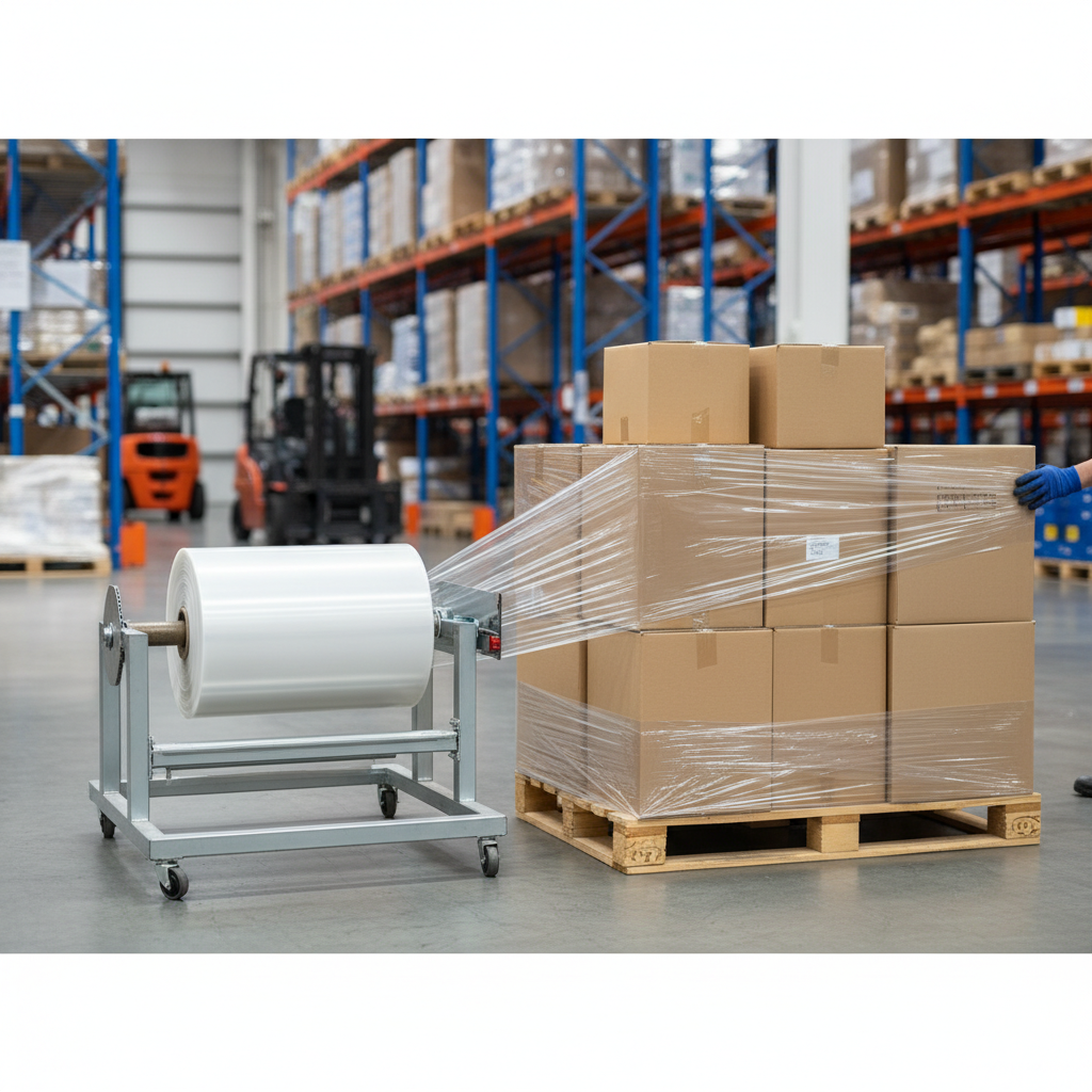 Hdpe Film For Pallet Wrapping And Shipping